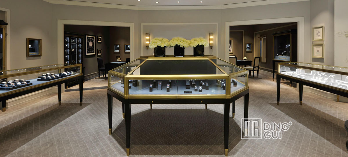 High End Luxury Jewelry Display Showcase