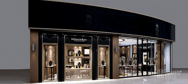 High End Luxury Jewelry Showroom Showcase Design